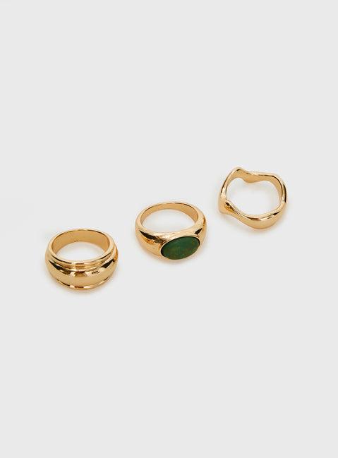 Esteban Ring Pack Gold Product Image