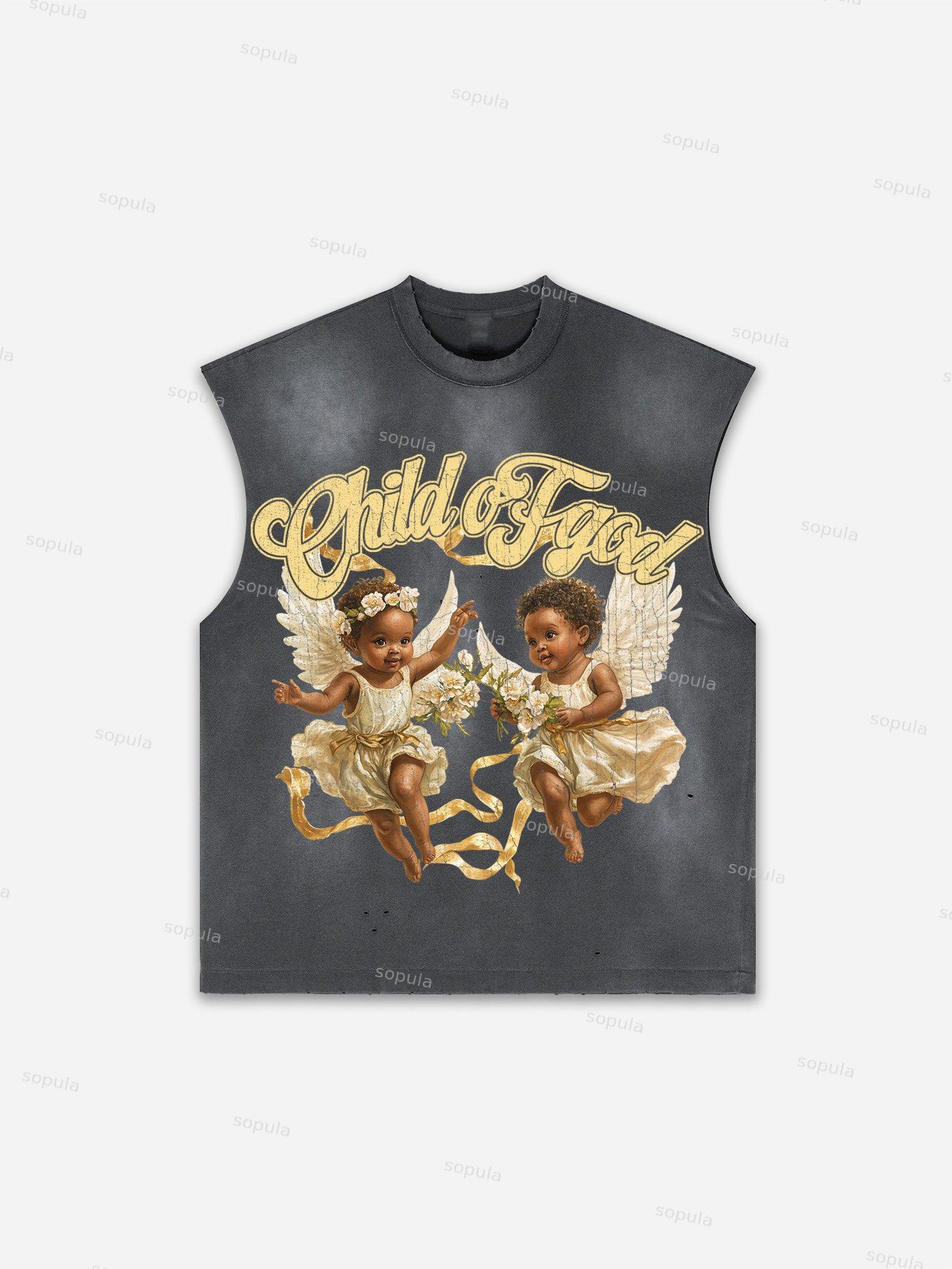 Men's Washed Boxer Boys Graphic Print Tank Top Product Image