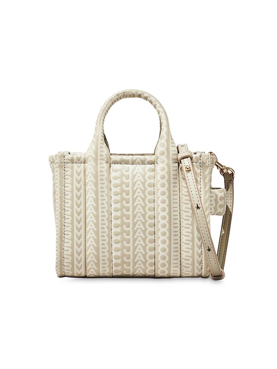 Womens The Leather Crossbody Tote Bag Product Image