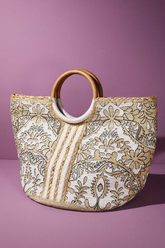 BLOOM & CARRY ORGANIC JUTE TOTE Product Image