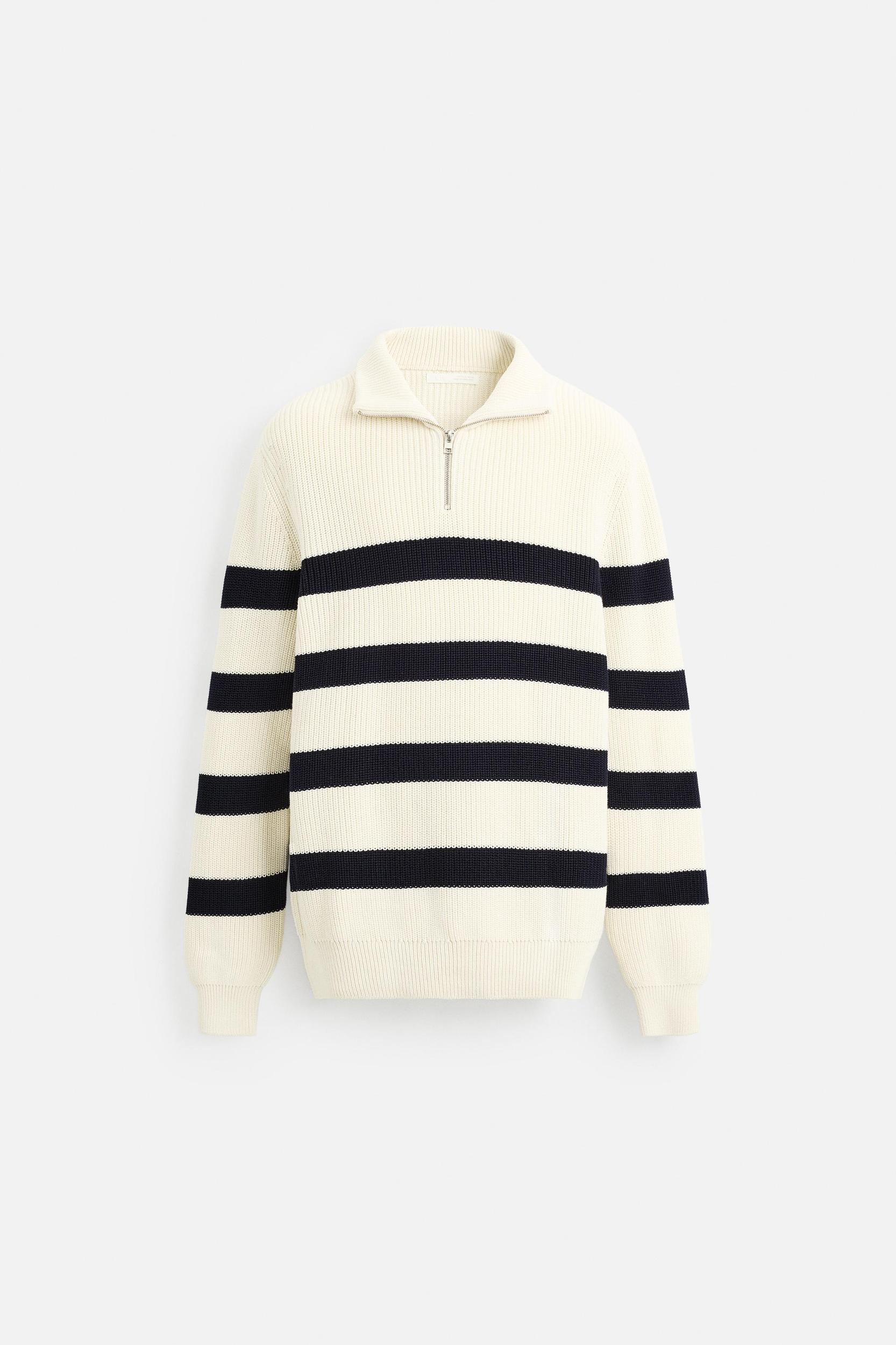 BASIC QUARTER-ZIP SWEATER Product Image