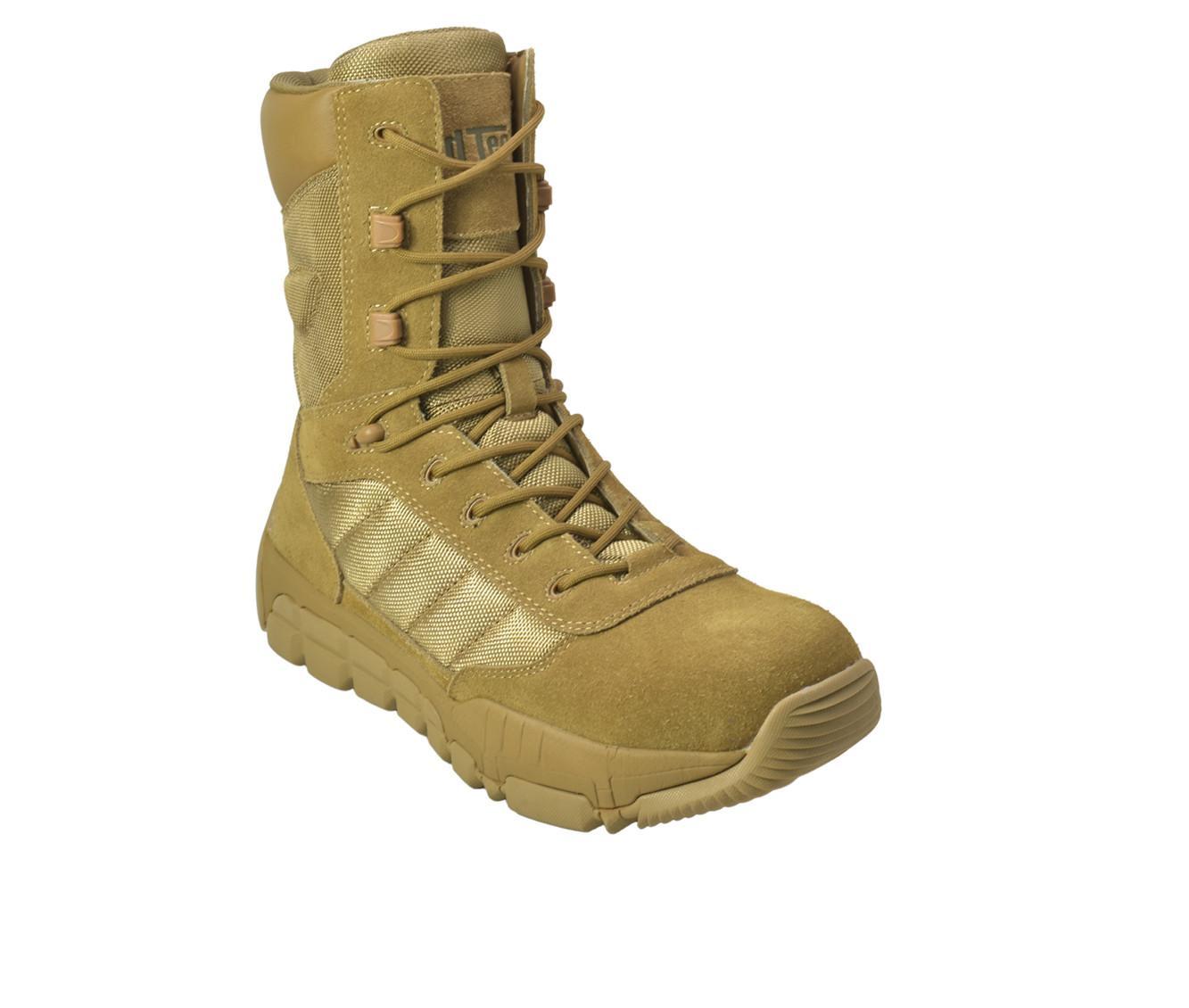 Men's AdTec 9" Suede Side Zip Tactical Work Boots Product Image