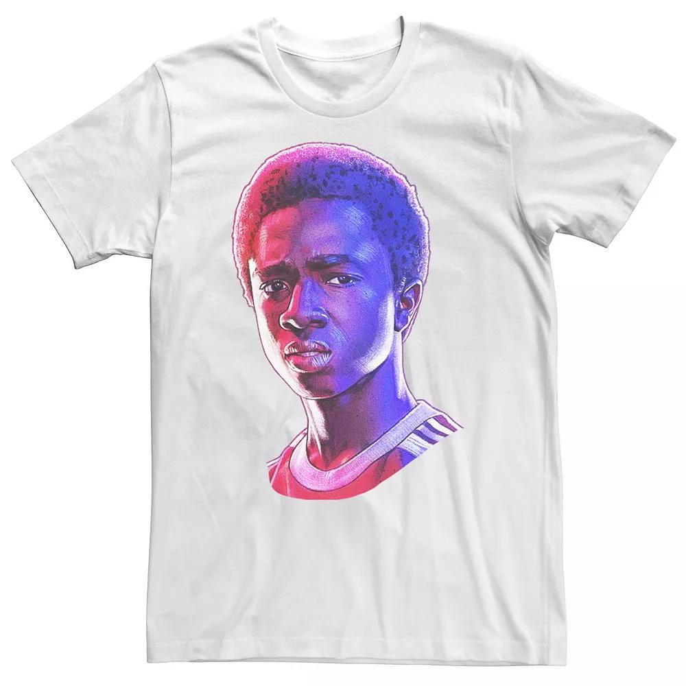 Big & Tall Stranger Things Lucas Rose Tone Portrait Tee, Men's,  Product Image