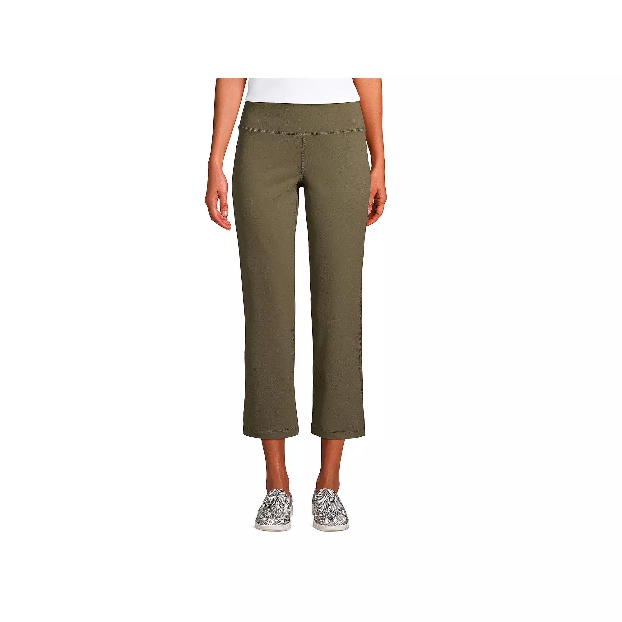 Women's Lands' End UPF 50 Active Capri Yoga Pants,  Product Image