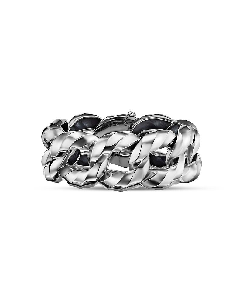 David Yurman Cable Edge Curb Chain Bracelet in Recycled Sterling Product Image