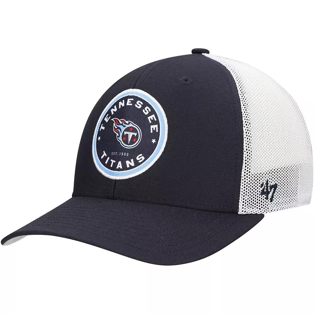 Men's '47 Navy Tennessee Titans Disclose Trophy Flex Hat, Size: Large/XL, Blue Product Image