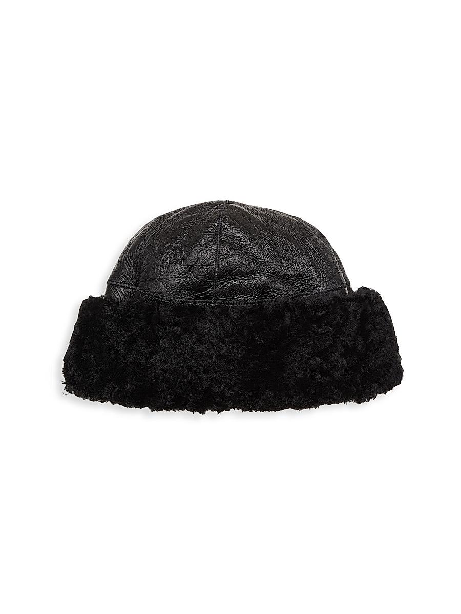 Womens Shearling Hat Product Image