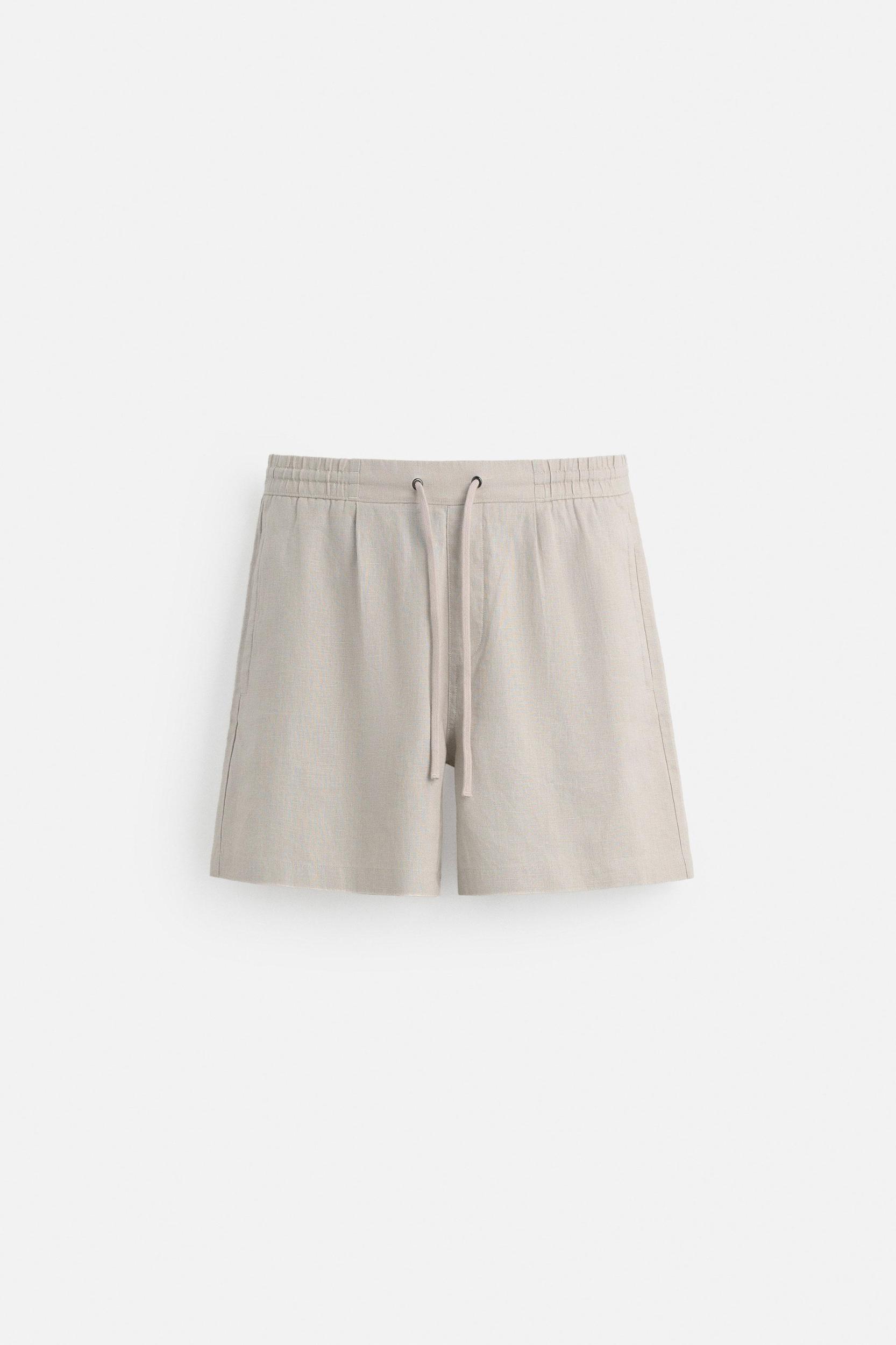 100% LINEN SHORTS Product Image