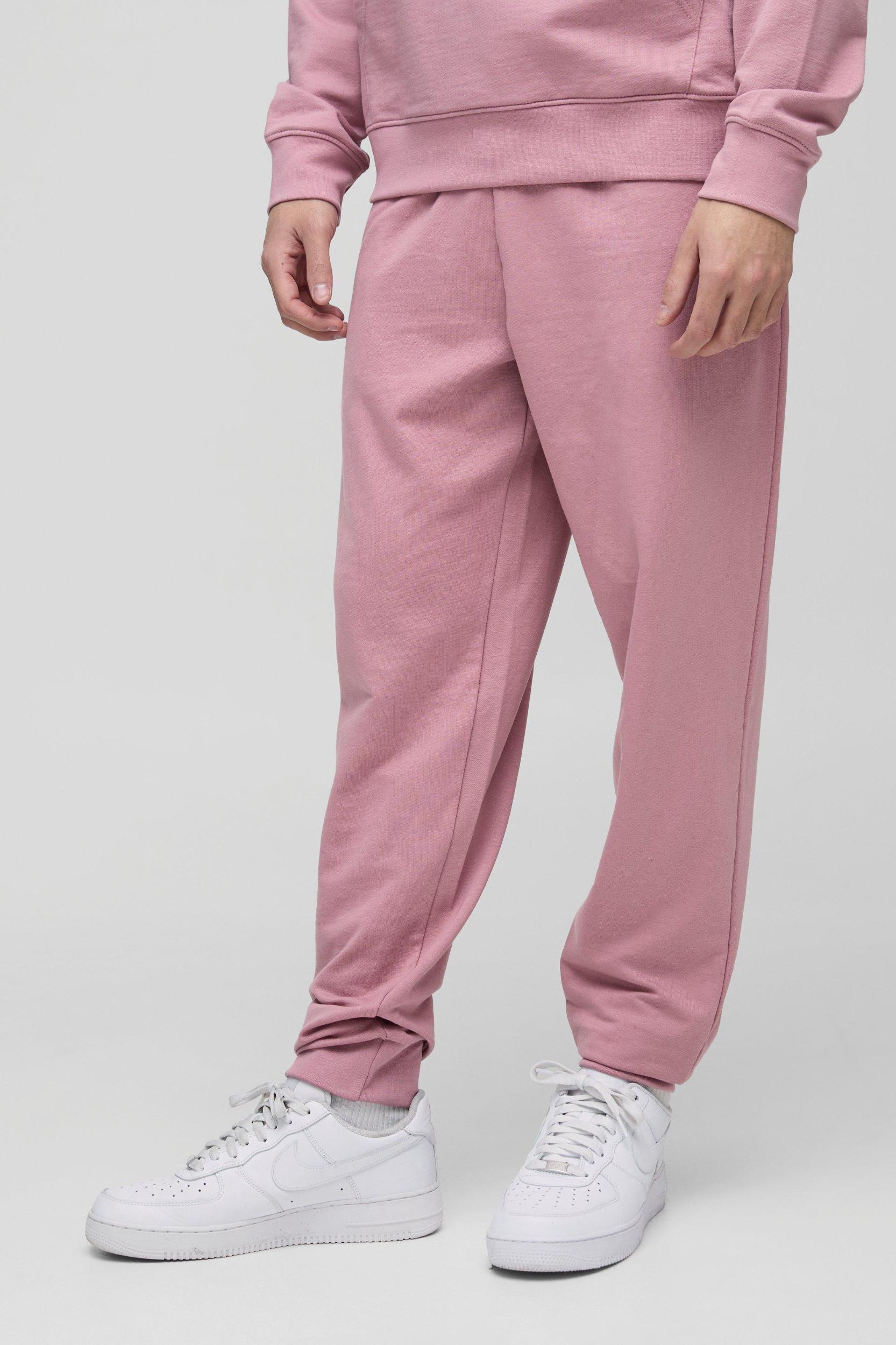 260GSM Loopback Basic MAN. Regular Fit Sweatpants | boohooMAN USA Product Image