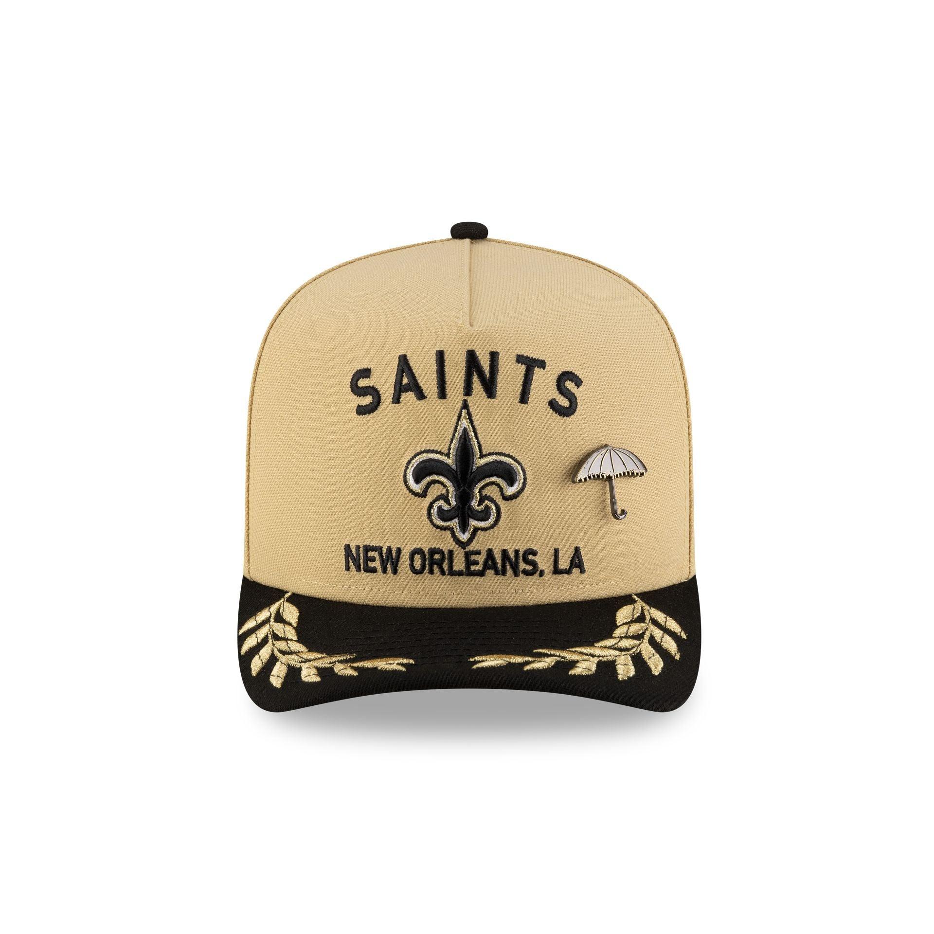 New Orleans Saints 2025 Draft Black 59FIFTY A-Frame Fitted Hat Male Product Image