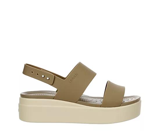 Crocs Brooklyn Women's Slingback Wedge Sandals,  Product Image