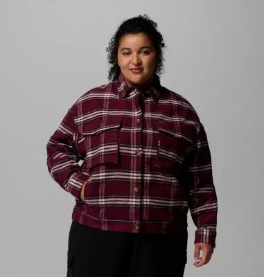 Columbia Womens Wildest Venture Shirt Jacket - Plus Size- Product Image
