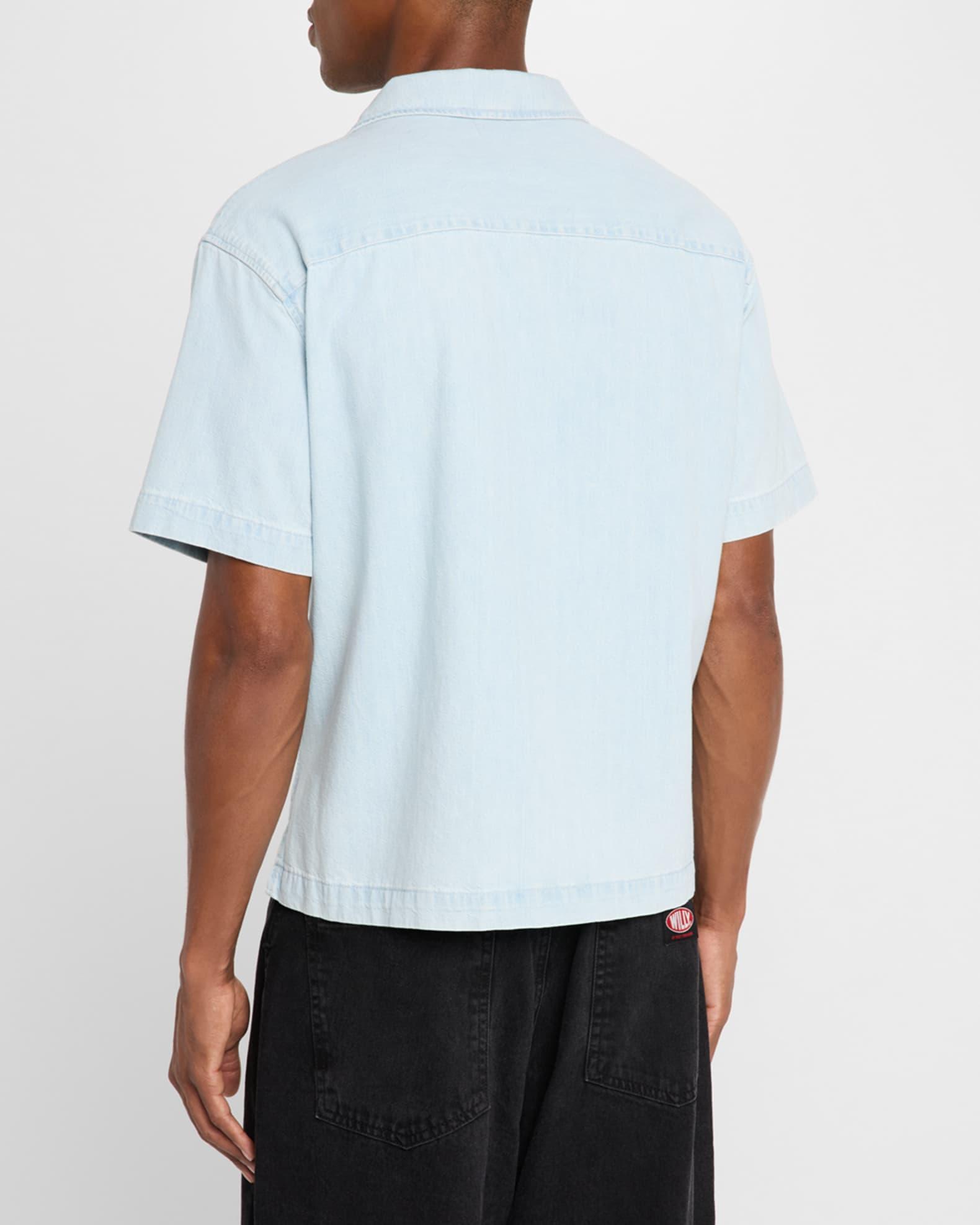 Men's Short-Sleeve Camp Collar Shirt Product Image