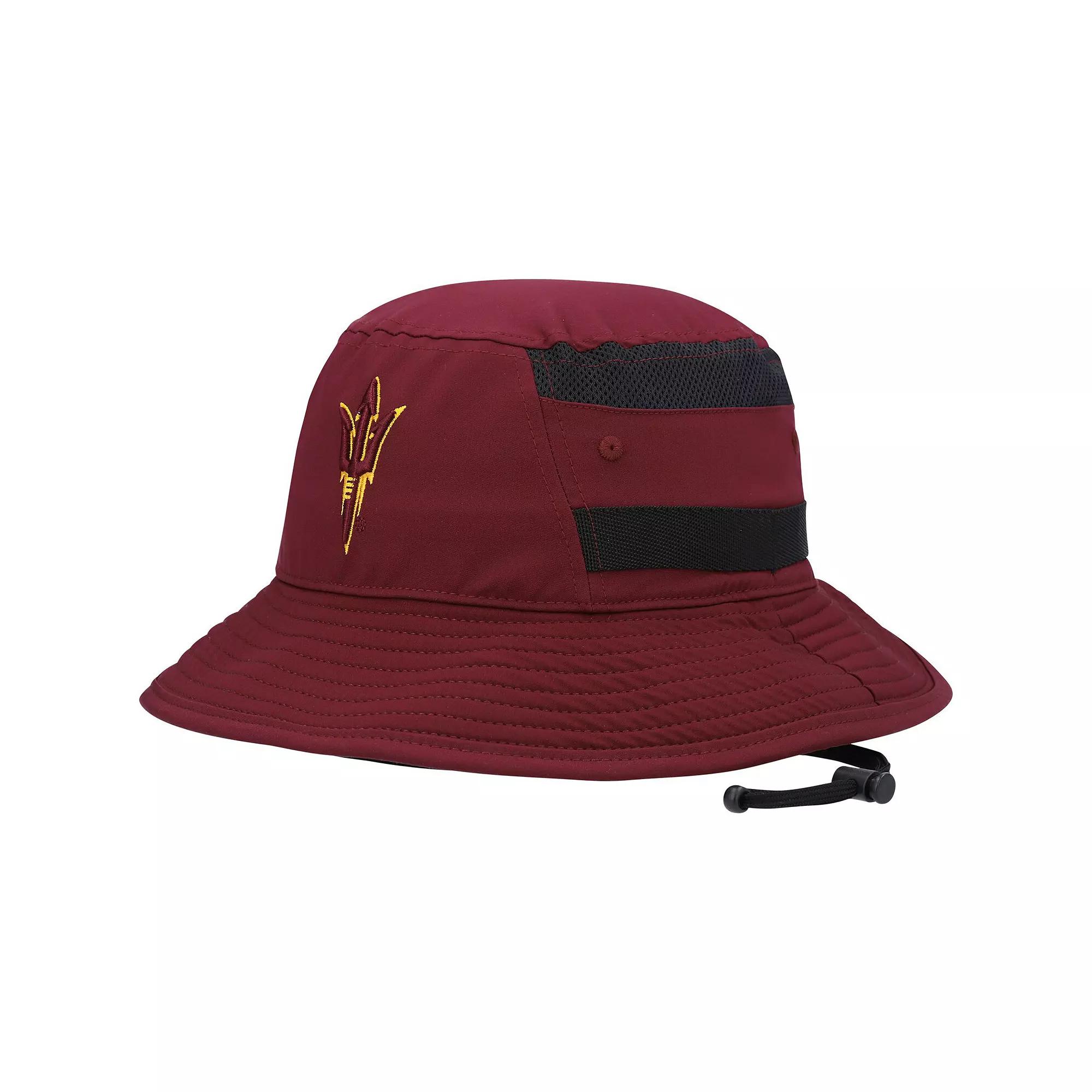 Men's adidas Maroon Arizona State Sun Devils 2021 Sideline AEROREADY Bucket Hat, Size: Small/Medium, Red Product Image