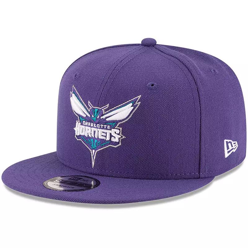 Men's New Era Purple Charlotte Hornets Official Team Color 9FIFTY Snapback Hat, Chr Purple Product Image