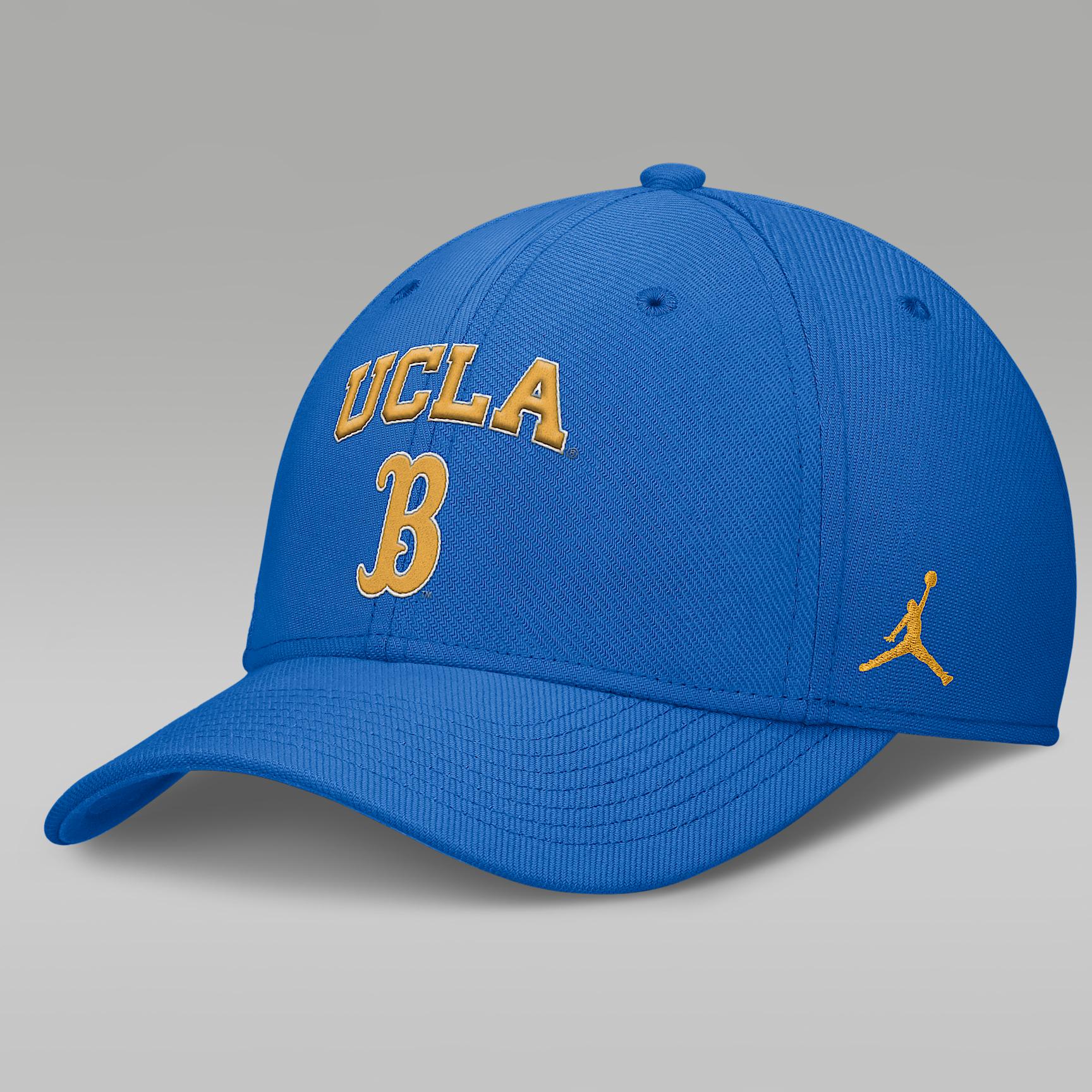 Mens UCLA On-Field Rise Swoosh Jordan Brand Dri-FIT College Hat | JC3A44UUCL-96C Product Image