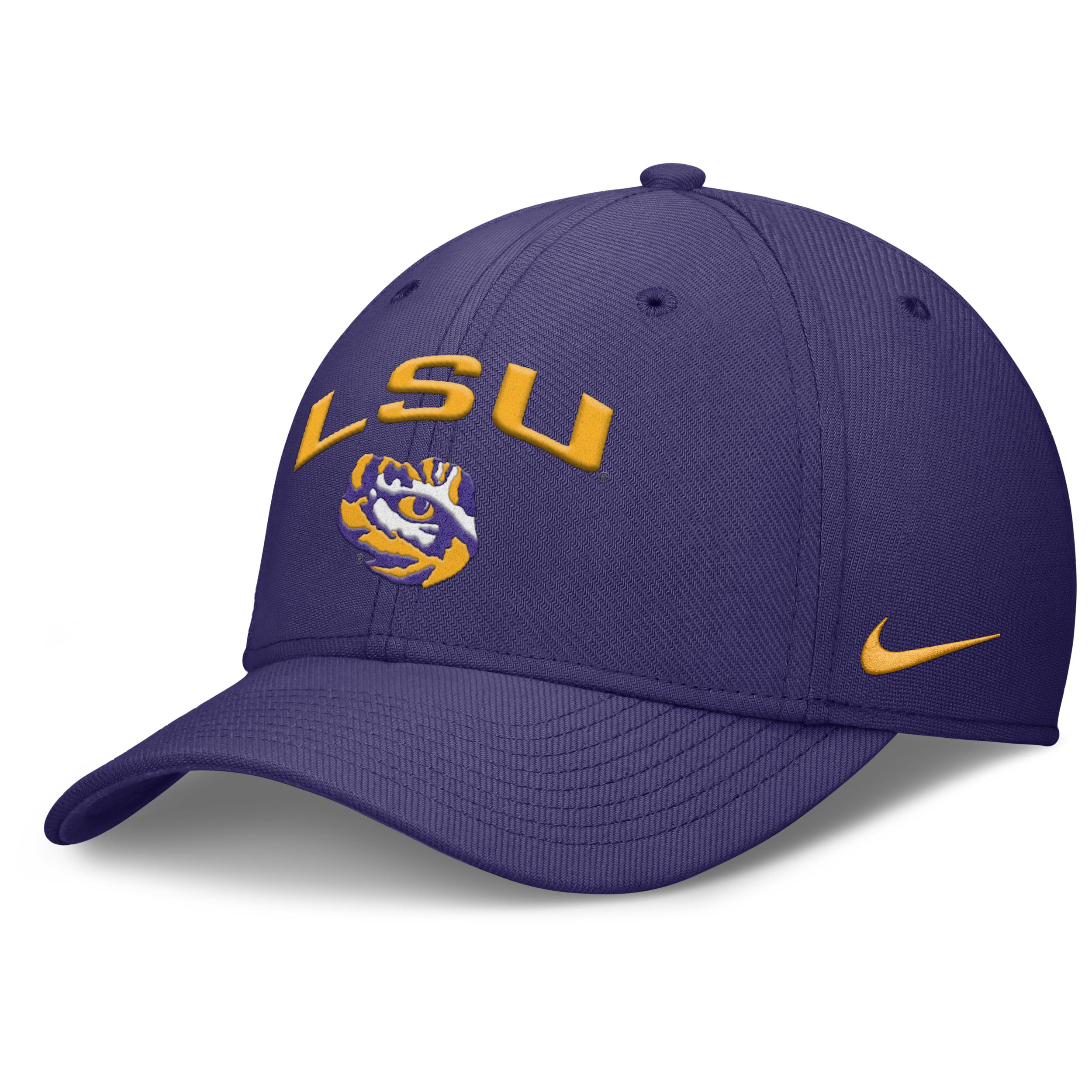 LSU On-Field Rise Swoosh Men's Nike Dri-FIT College Hat Product Image