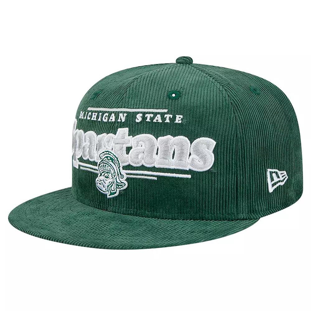 Men's New Era Green Michigan State Spartans Display 9FIFTY Snapback Hat Product Image