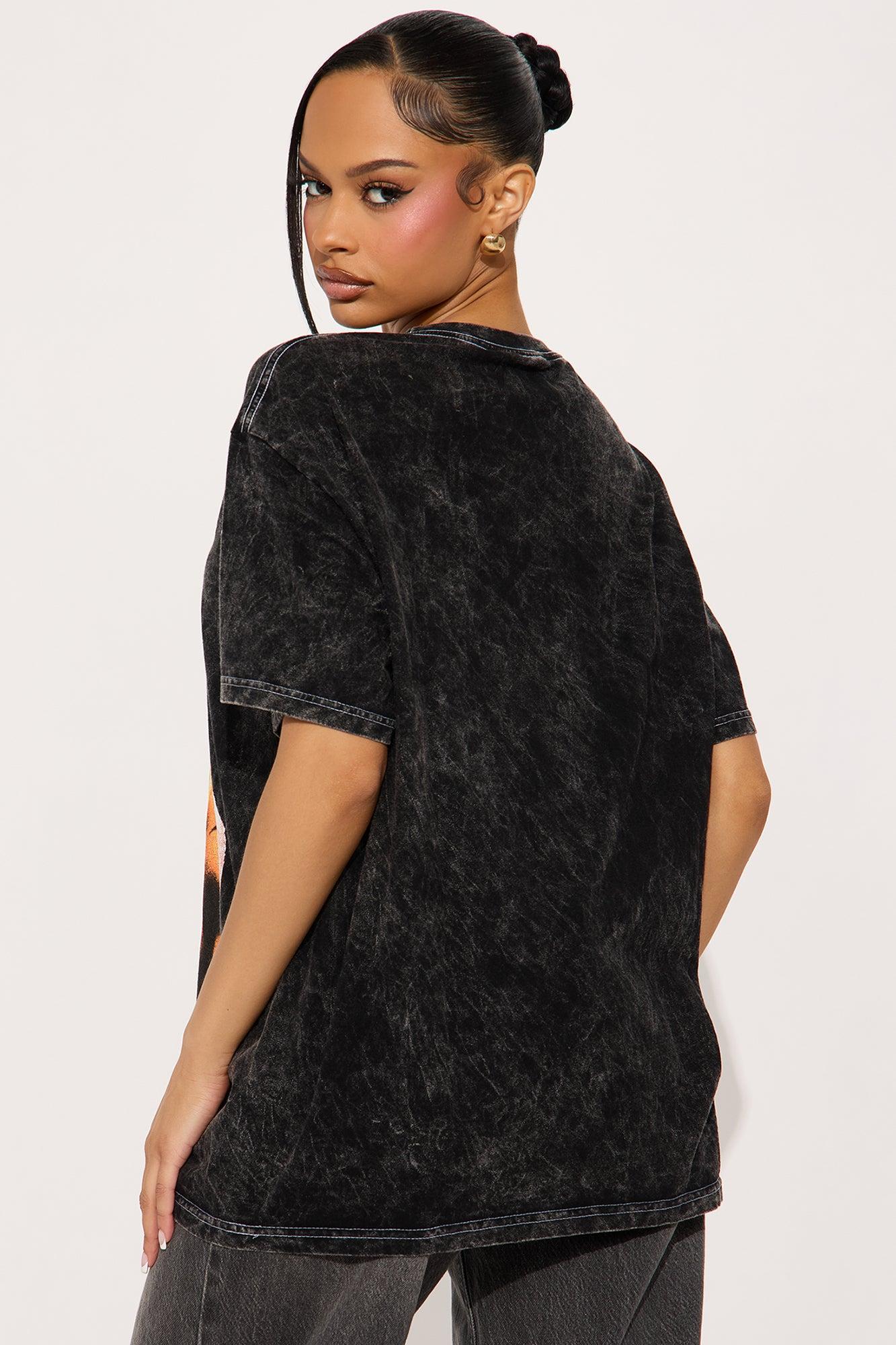 Dennis Rodman Washed Oversized Tee - Black Product Image