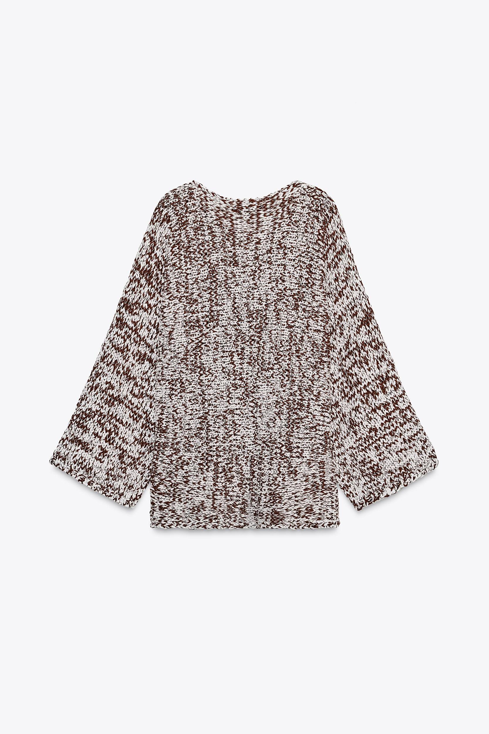 COMBINATION KNIT SWEATER Product Image