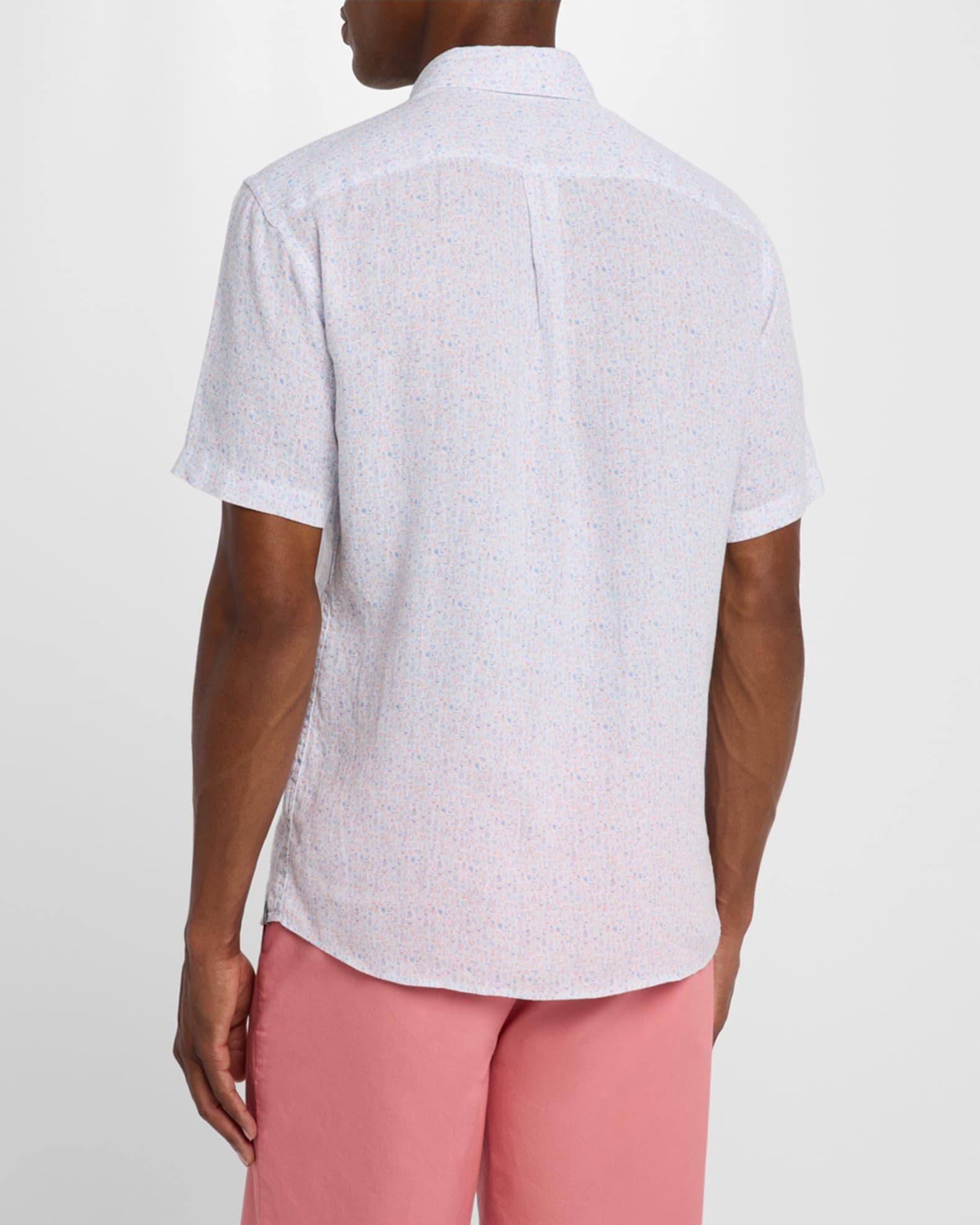 Men's Soiree Linen Short-Sleeve Shirt Product Image