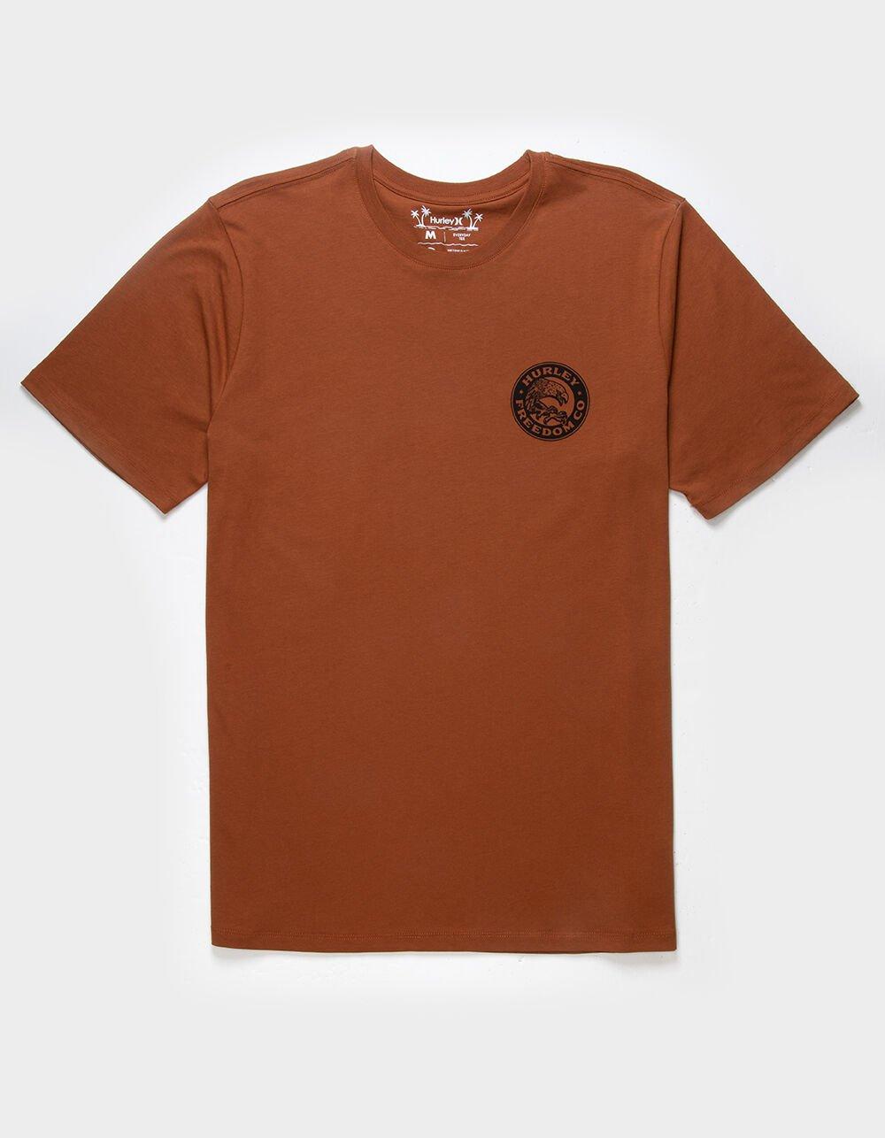 HURLEY Freedom Co Mens Tee - RUST Product Image