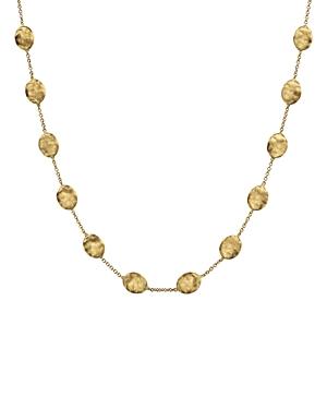 Womens Siviglia 18K Yellow Gold Large Bead Station Necklace/17.5 Product Image