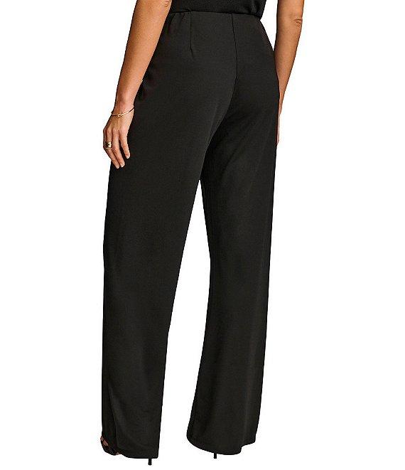 Donna Karan Flat Front Wide Leg Pants Product Image