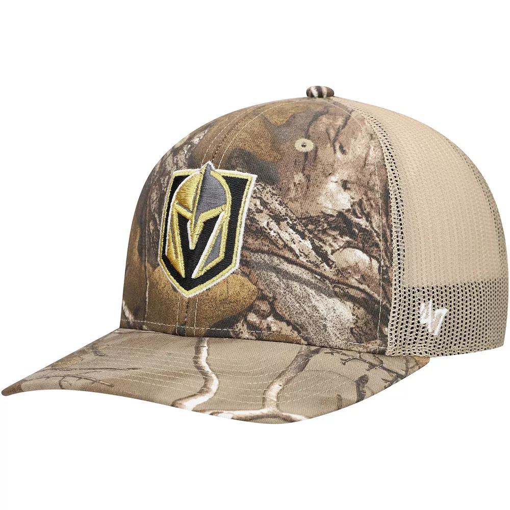Men's '47 Realtree Camo Vegas Golden Knights Logo Trucker Adjustable Hat, Lvk Green Product Image