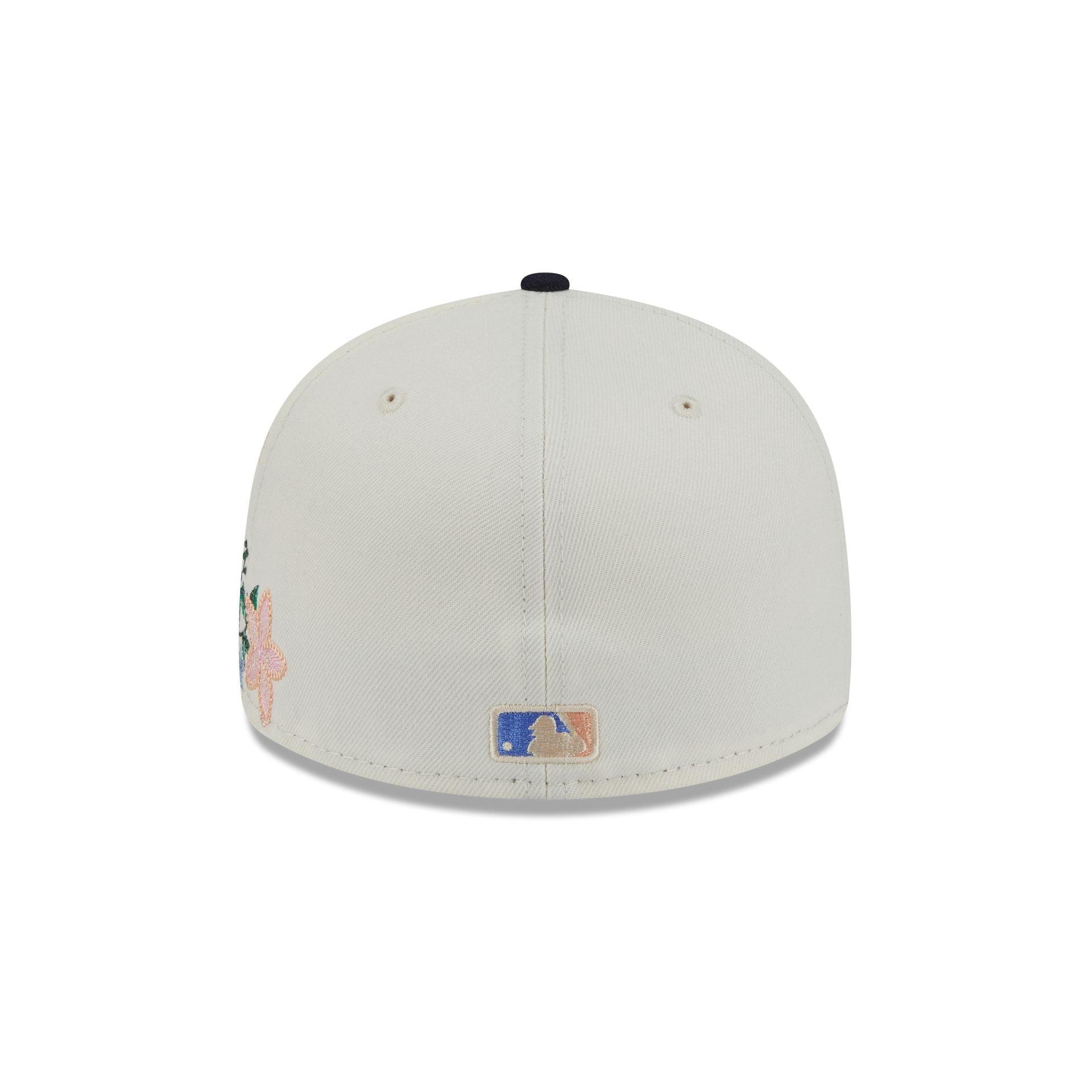 Detroit Tigers Tonal Florals White 59FIFTY Fitted Hat Male Product Image