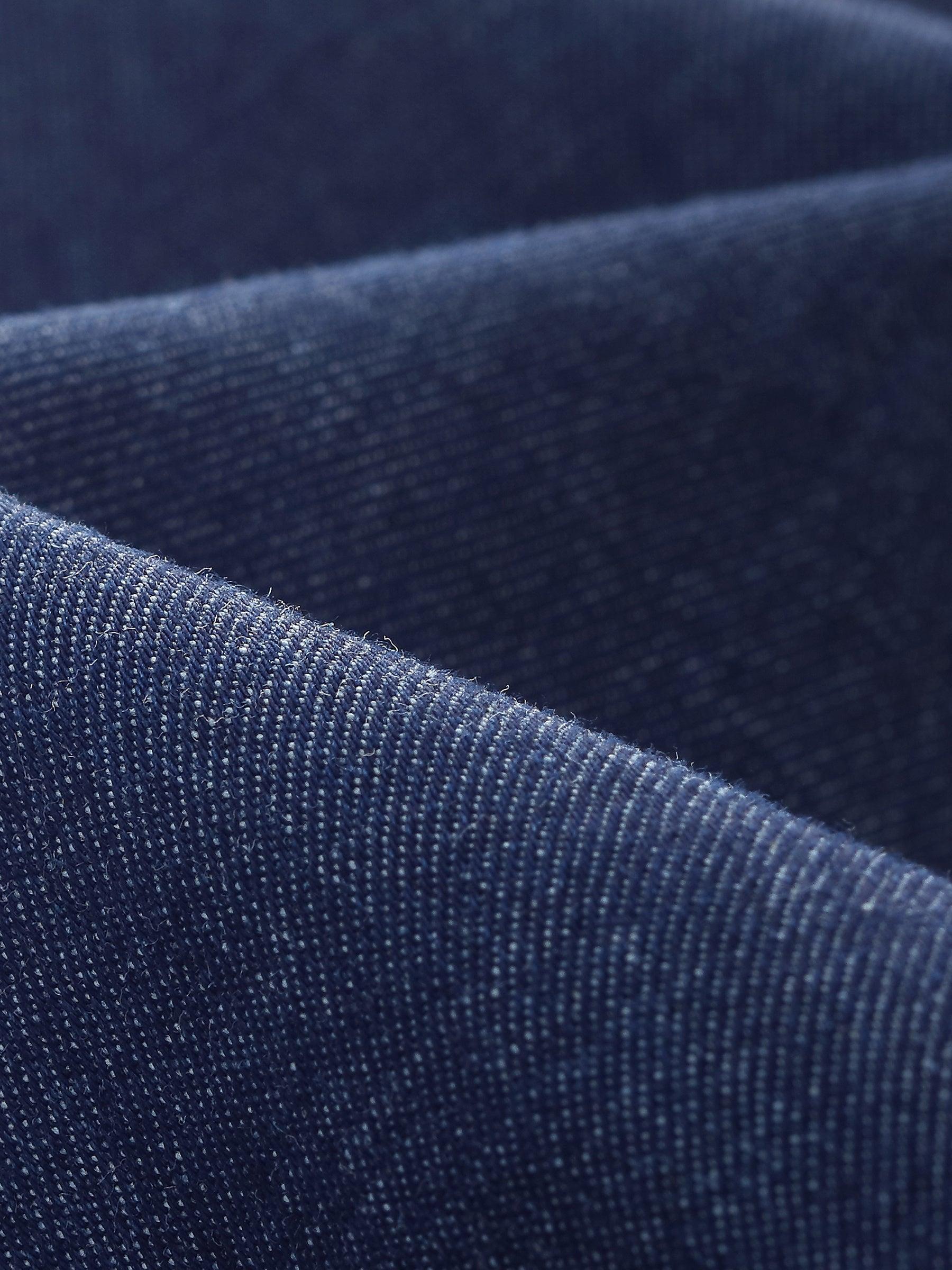 Denim A-Line Pleated Women Culottes Product Image