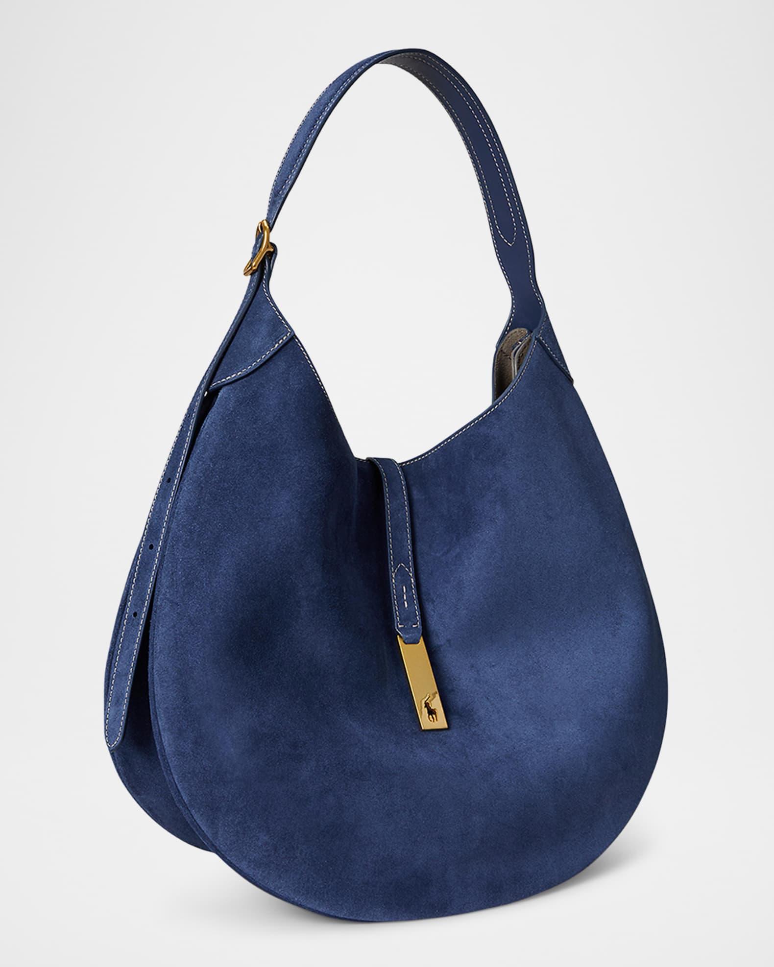 Polo ID Suede Medium Shoulder Bag Product Image