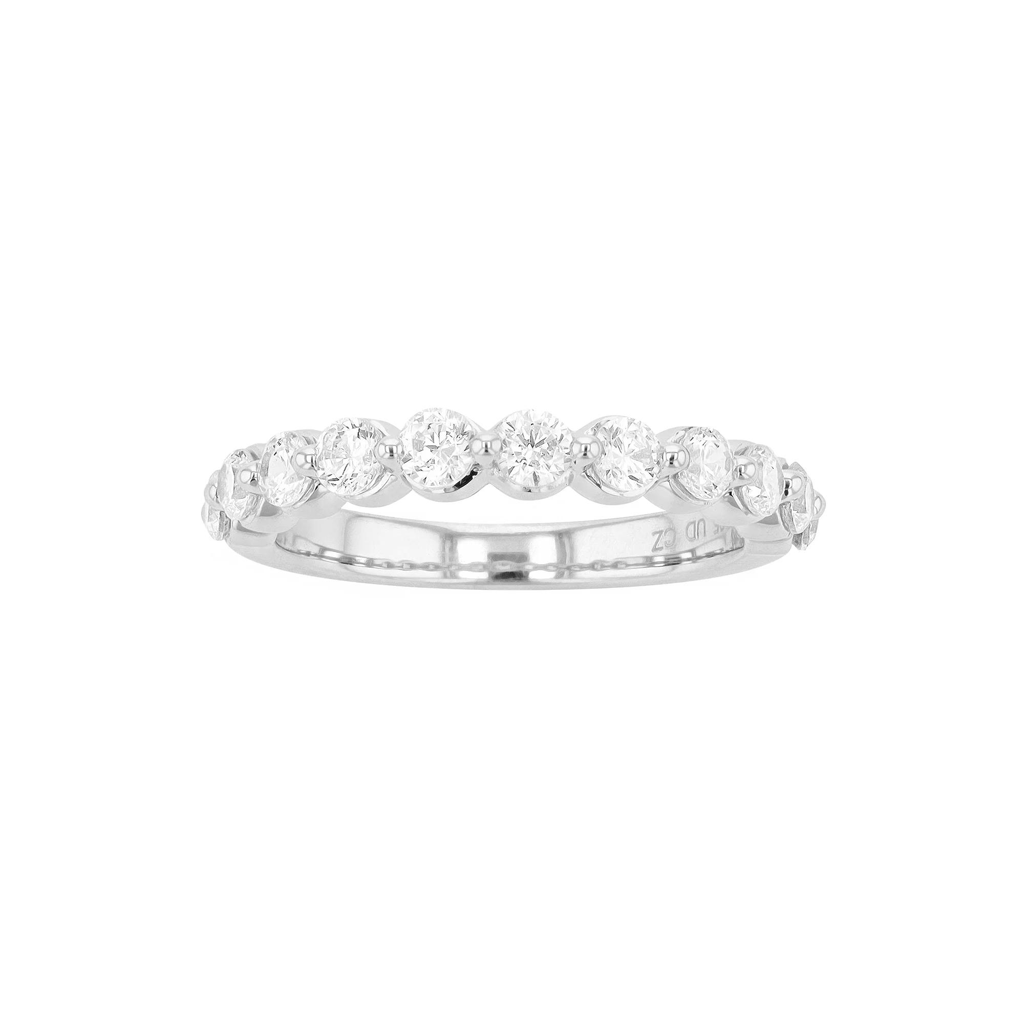 Diamond Brilliance 14K Gold 1 Carat T.W. Lab-Grown Diamond Floating Wedding Band, Women's,  Product Image