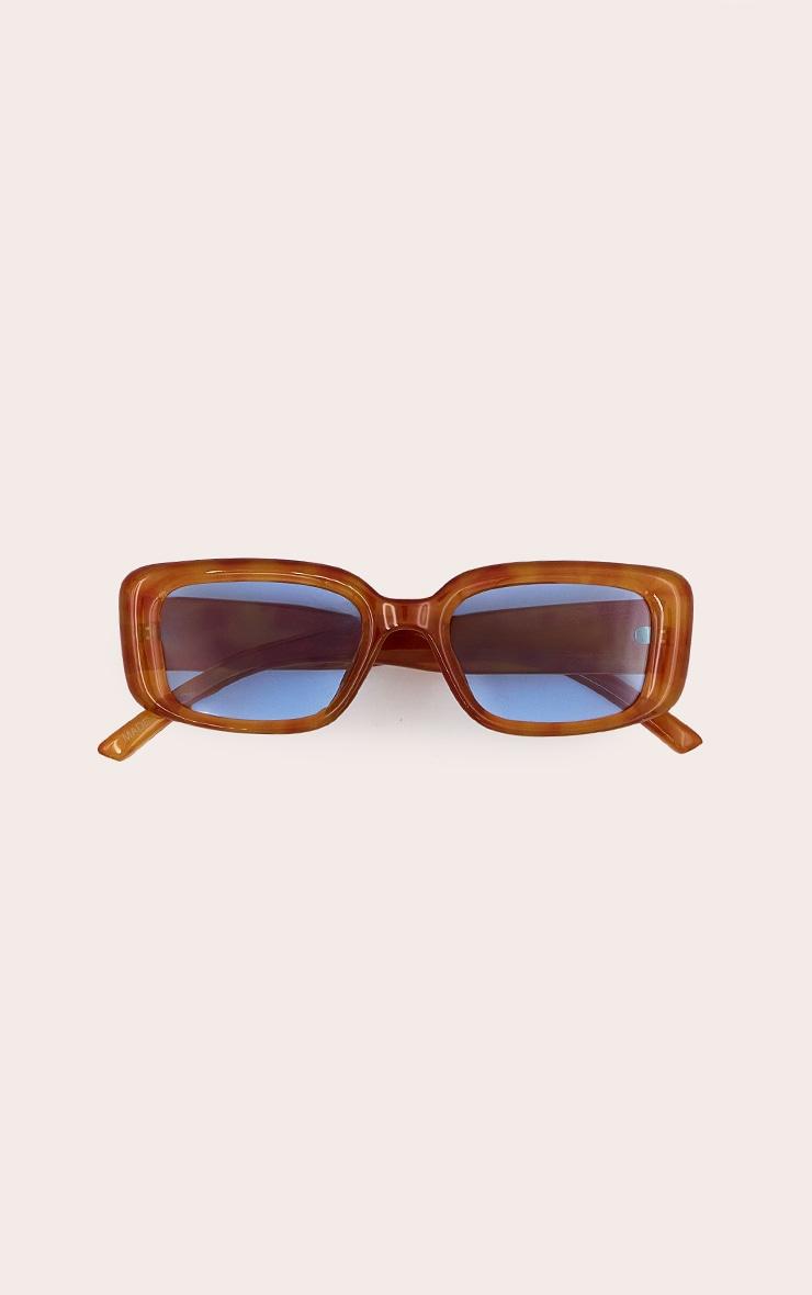 Honey Tortoiseshell Square Sunglasses Product Image