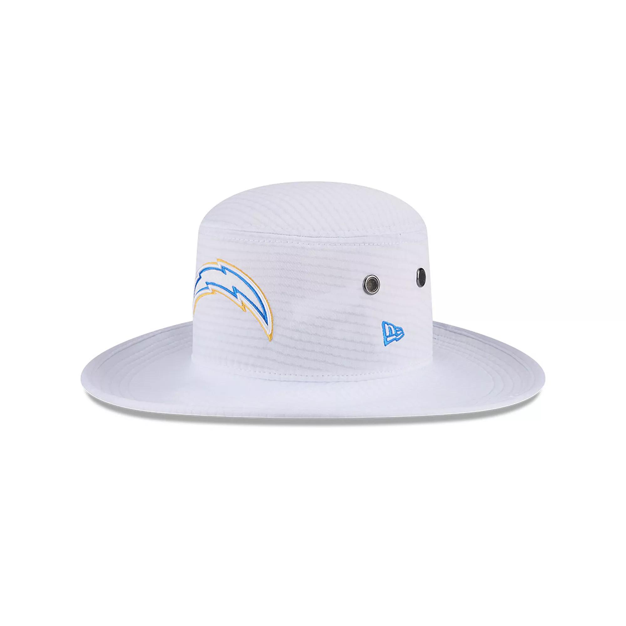 Men's New Era White Los Angeles Chargers 2024 NFL Training Camp Panama Bucket Hat Product Image