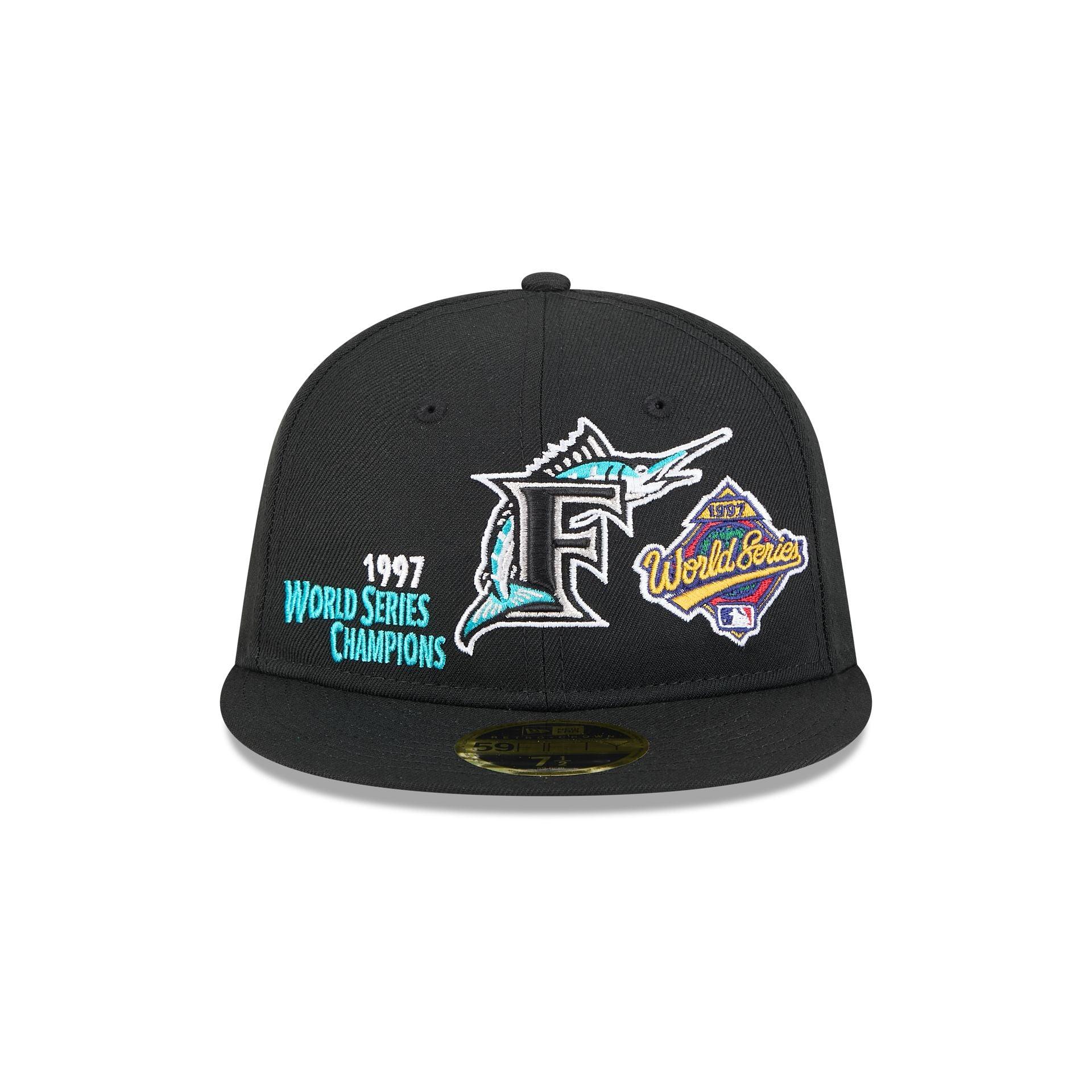 Miami Marlins Championship Pack Retro Crown 59FIFTY Fitted Hat Male Product Image