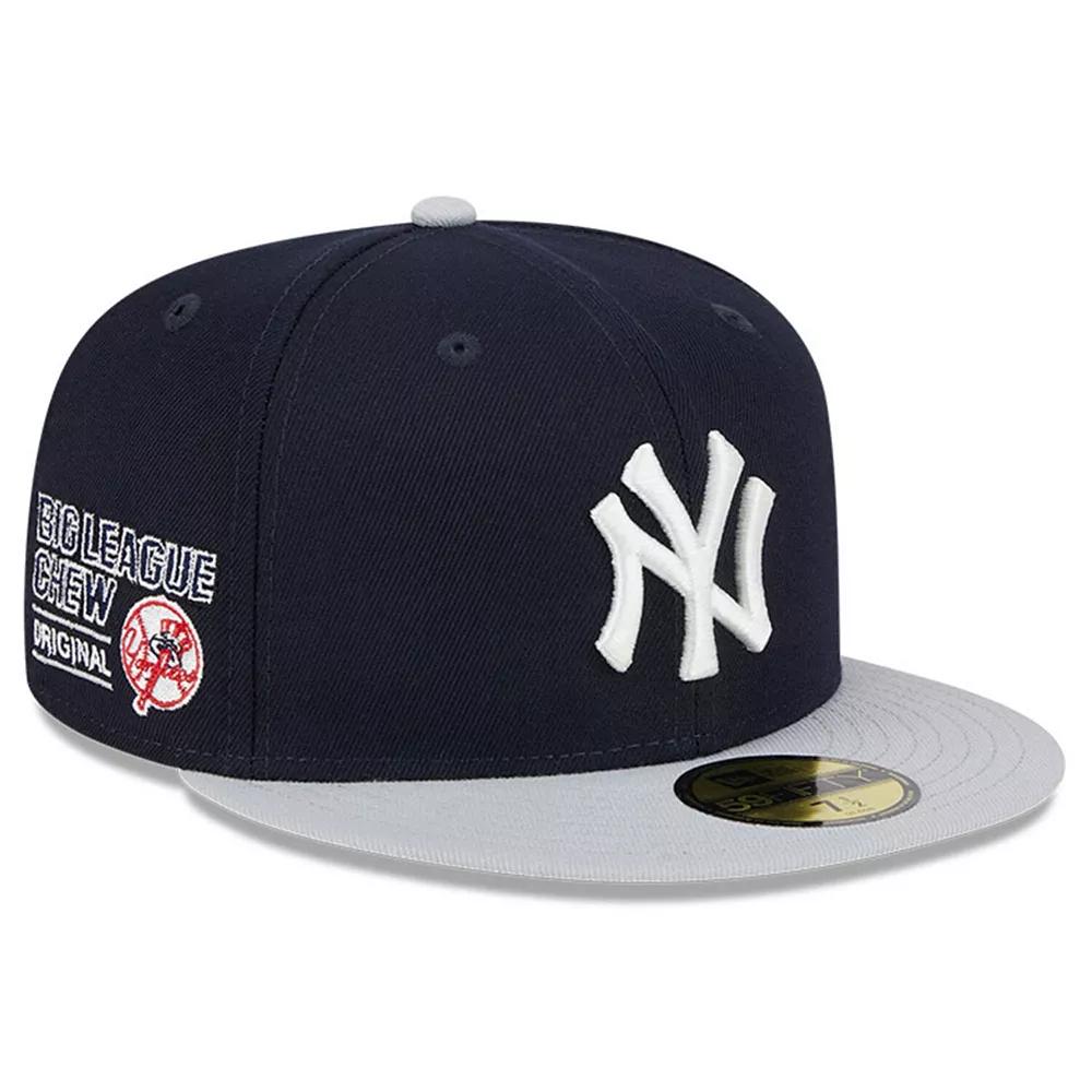 Men's New Era Navy New York Yankees Big League Chew Team 59FIFTY Fitted Hat,  Product Image