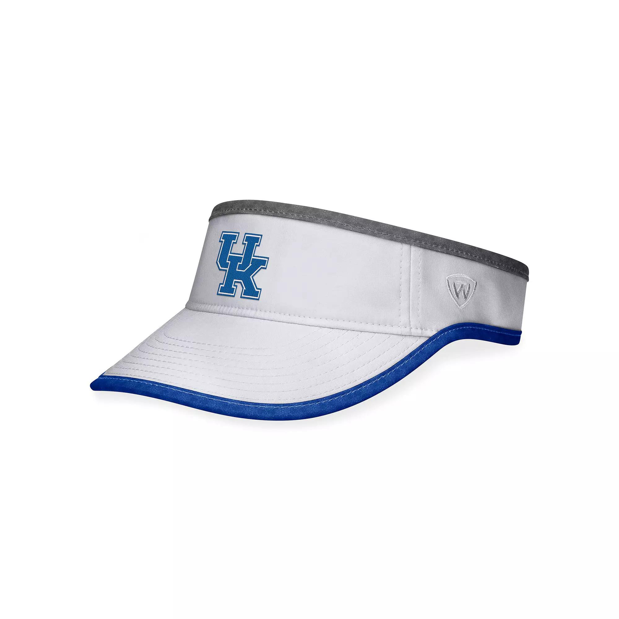Men's Top of the World White Kentucky Wildcats Daybreak Adjustable Visor Product Image