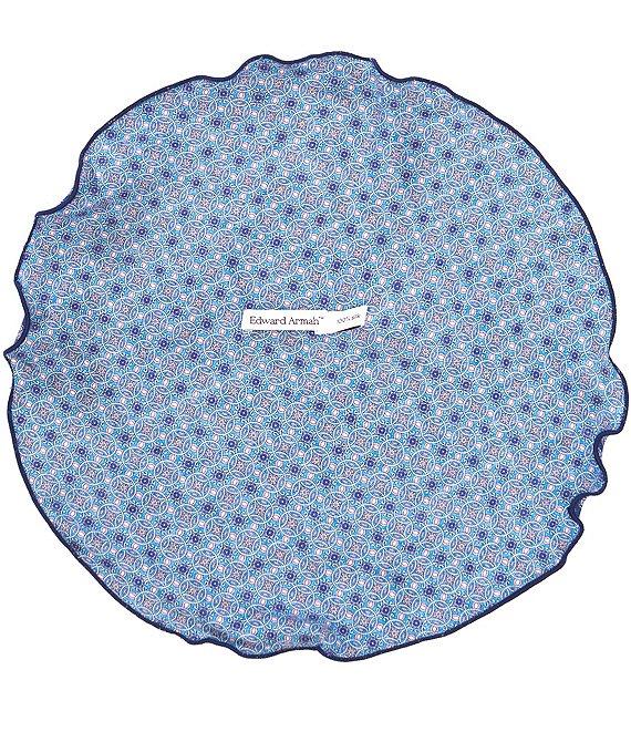 Edward Armah Connected Medallion Silk Pocket Square Product Image