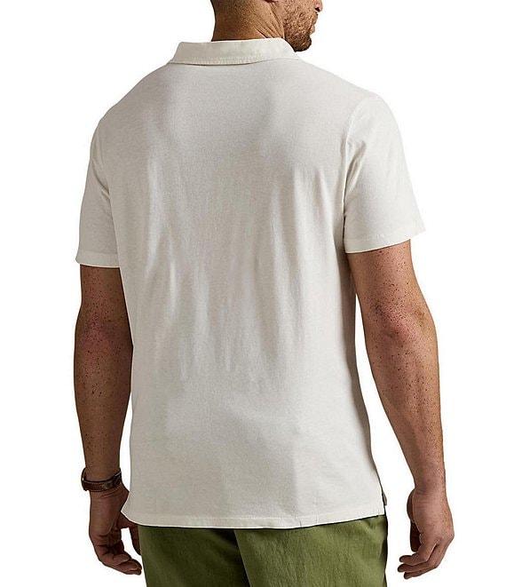 Polo Ralph Lauren Big & Tall Linen-Blend Jersey Short Sleeve Polo Shirt Product Image