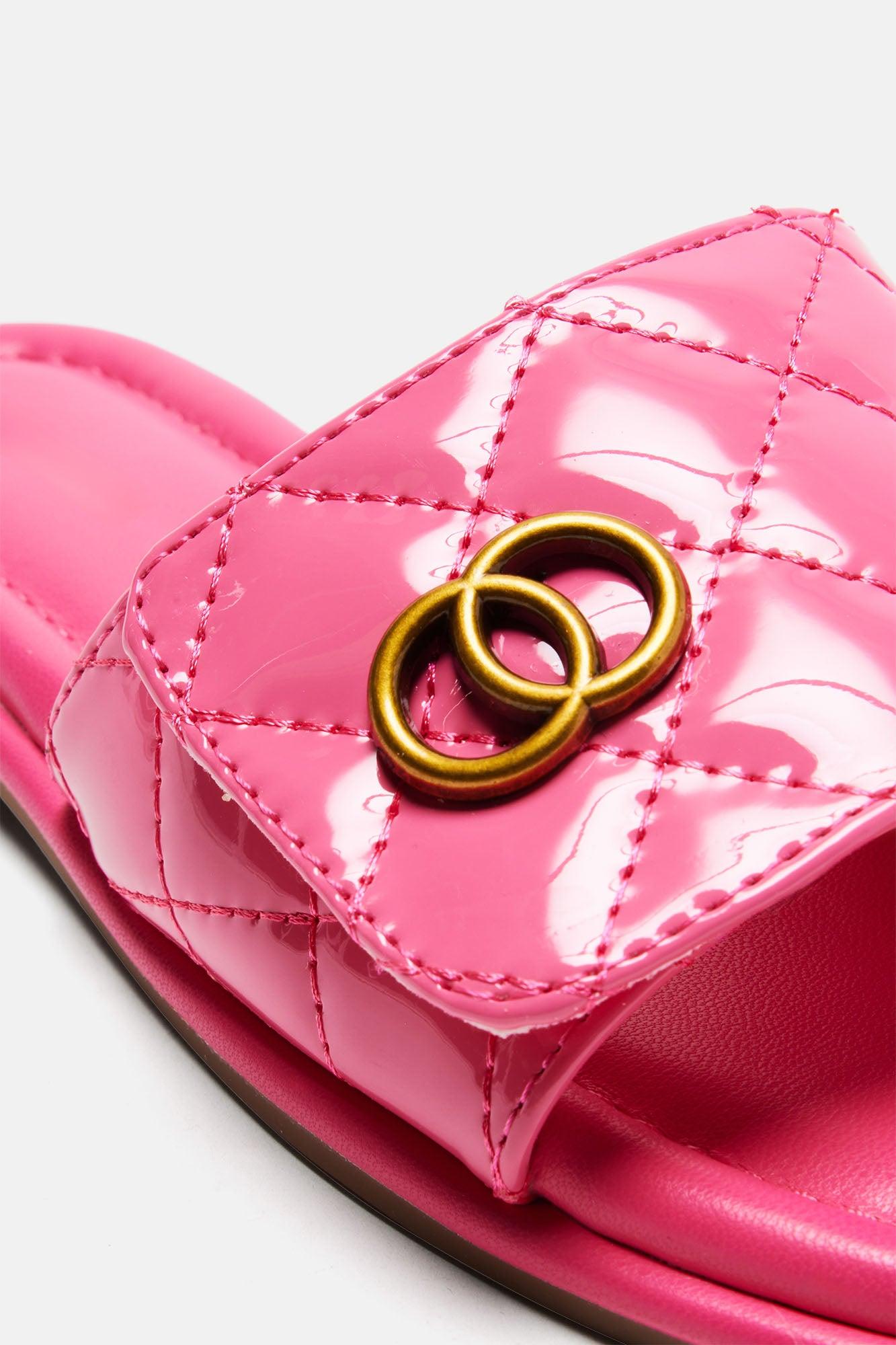 Tyra Flat Sandals - Pink Product Image