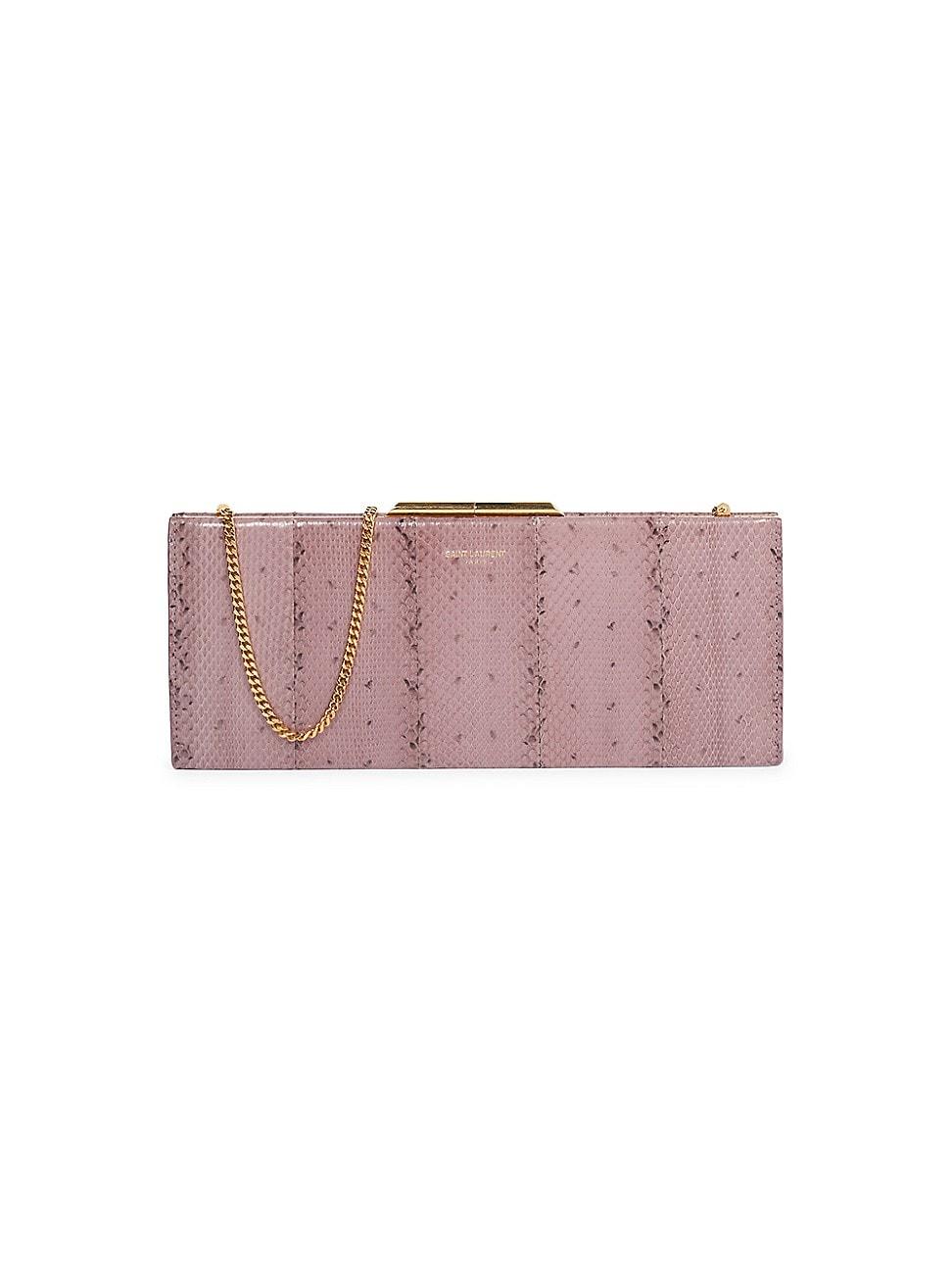 Womens Midnight Small Pochette In Lacquered Ayers Product Image