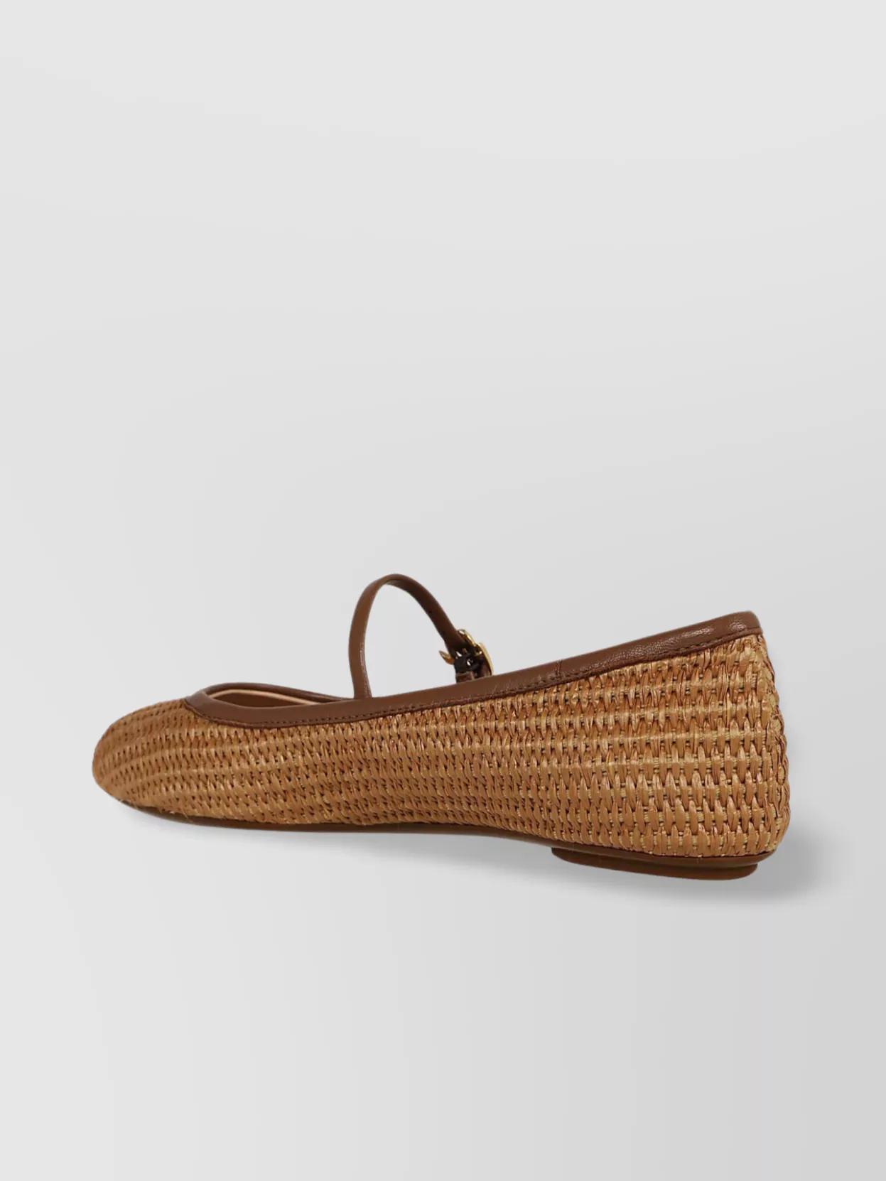 Carla raffia ballet pumps Product Image