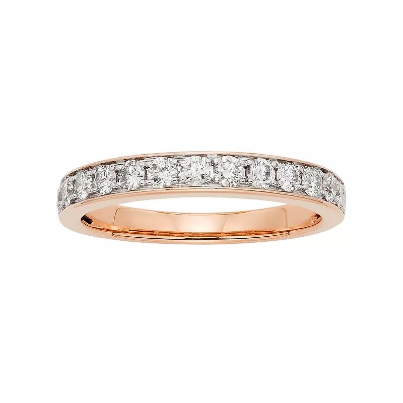 The Regal Collection 1/2 Carat T.W. IGL Certified Diamond 14k Gold Wedding Ring, Women's, Size: 9, White Product Image