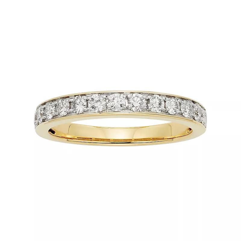 The Regal Collection 1/2 Carat T.W. IGL Certified Diamond 14k Gold Wedding Ring, Women's, Size: 9, White Product Image