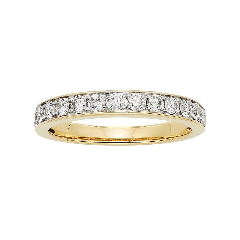 The Regal Collection 1/2 Carat T.W. IGL Certified Diamond 14k Gold Wedding Ring, Women's, Size: 9, White Product Image
