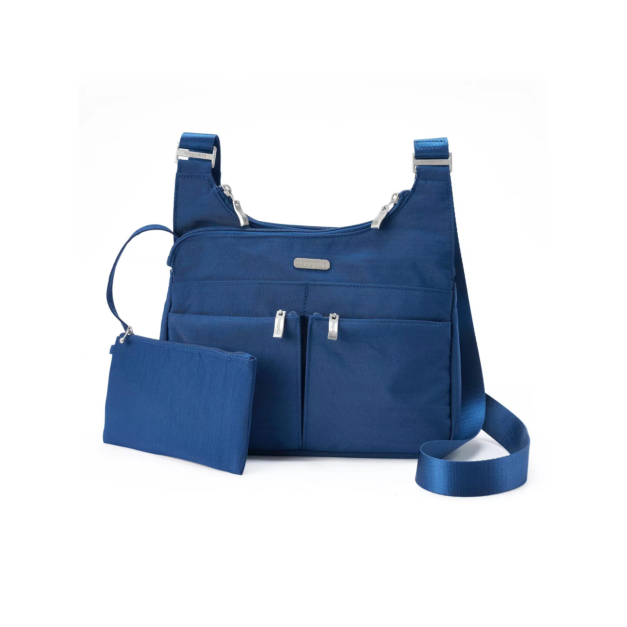 Women's Baggallini Cross Over Crossbody Bag with RFID Blocking Wristlet, Apple Product Image