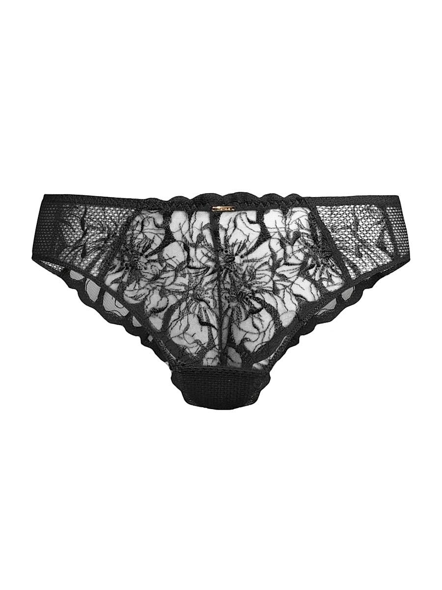 Womens Floral Lace Thong Product Image