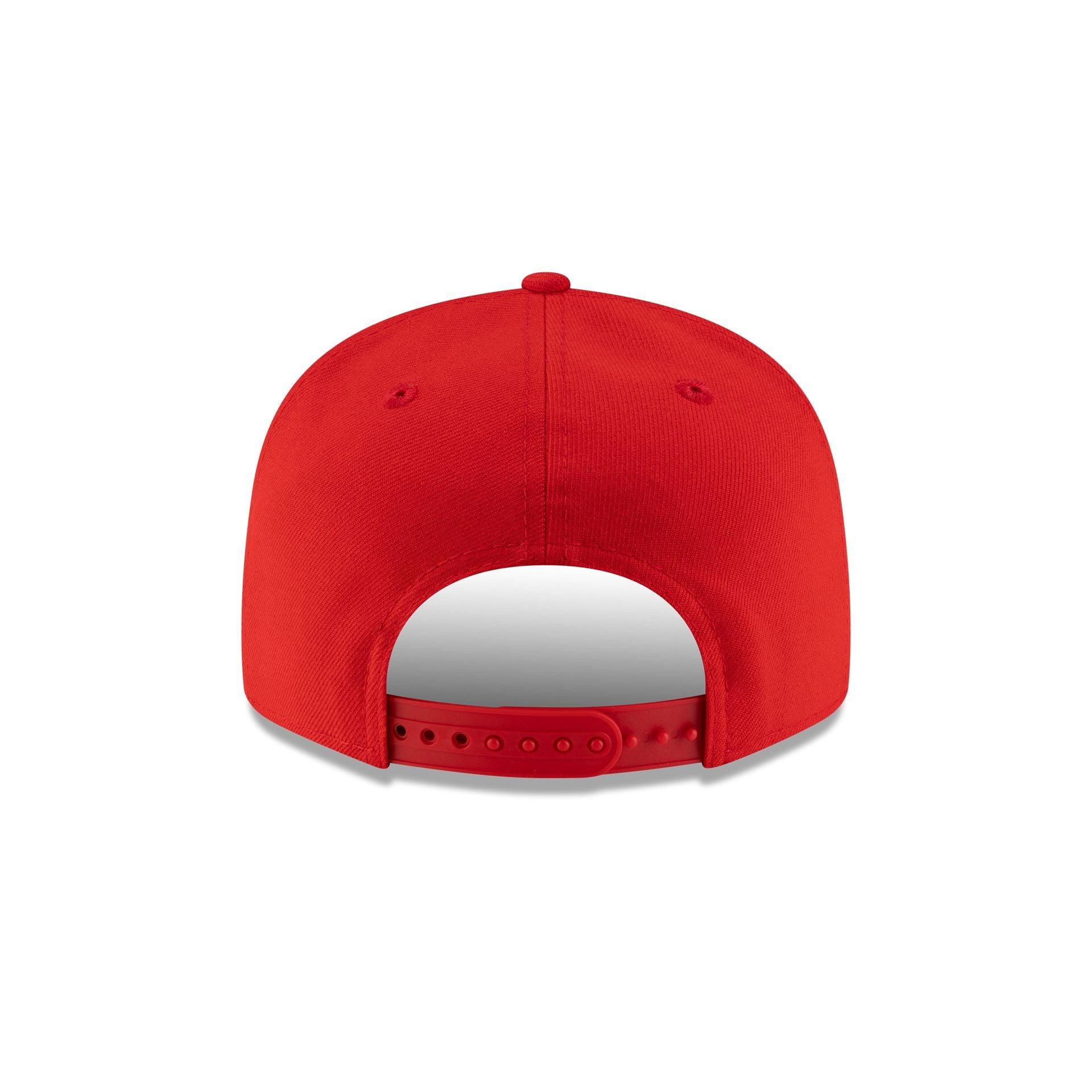 Indiana Fever Caitlin Clark Red Logo 9FIFTY Snapback Hat Male Product Image
