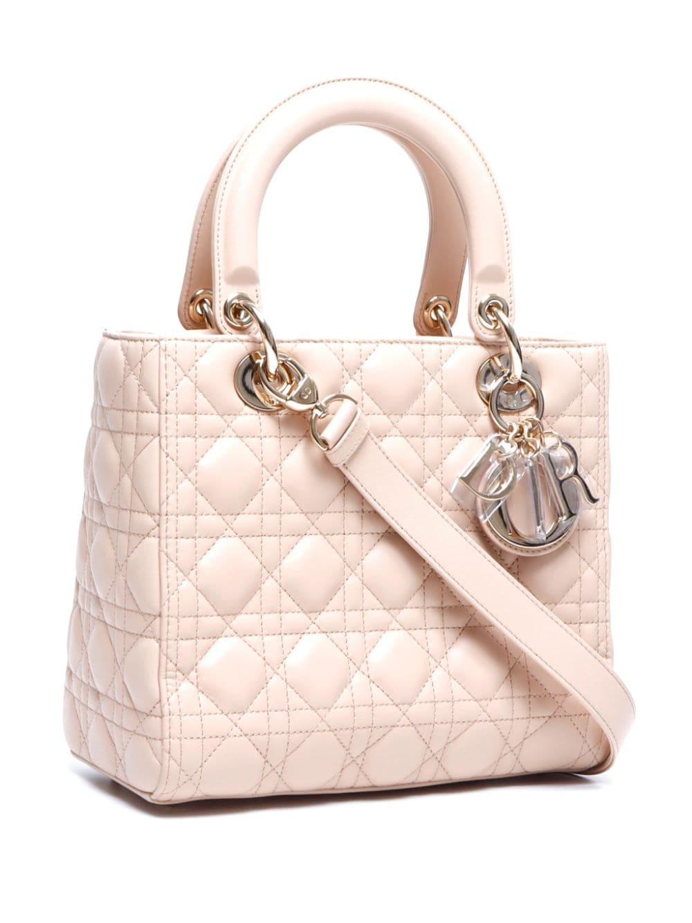 medium Cannage Lady Dior two-way handbag Product Image